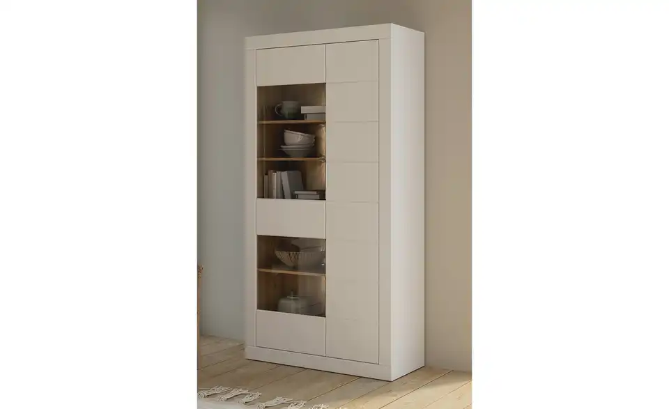 Vitrine Push-to-Open Komili BHT 100,8|195,9|41,4 cm