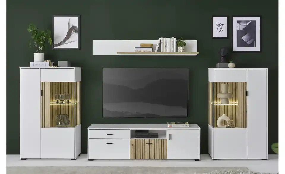 Wohnwand Hortuna BHT 320|180|42 cm Wohnwand Hortuna BHT 320|180|42 cm