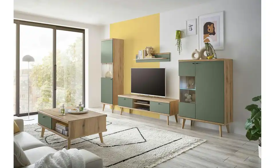 Wohnwand Aliano BHT 320|197|40 cm