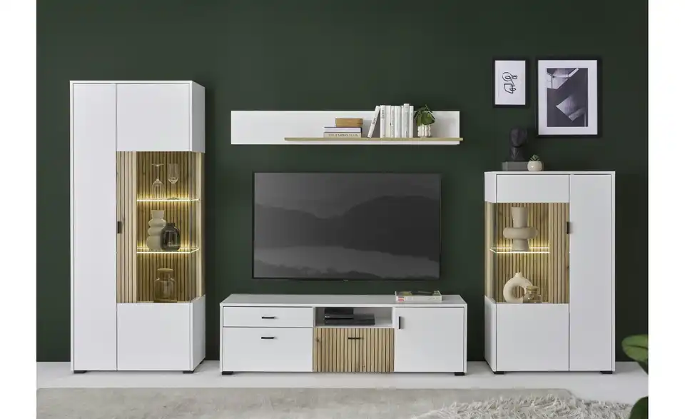 Wohnwand Hortuna BHT 320|180|42 cm