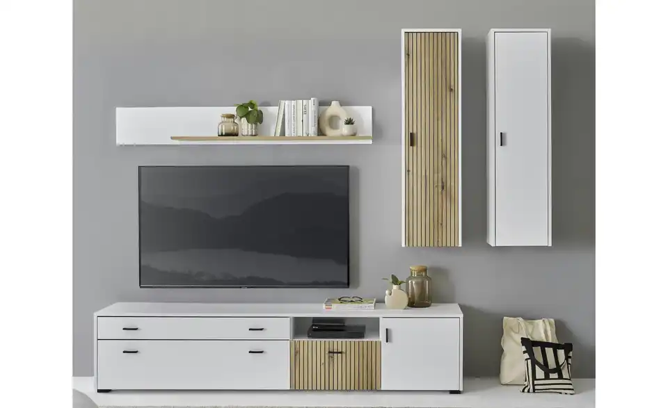 Wohnwand Hortuna BHT 243|180|42 cm