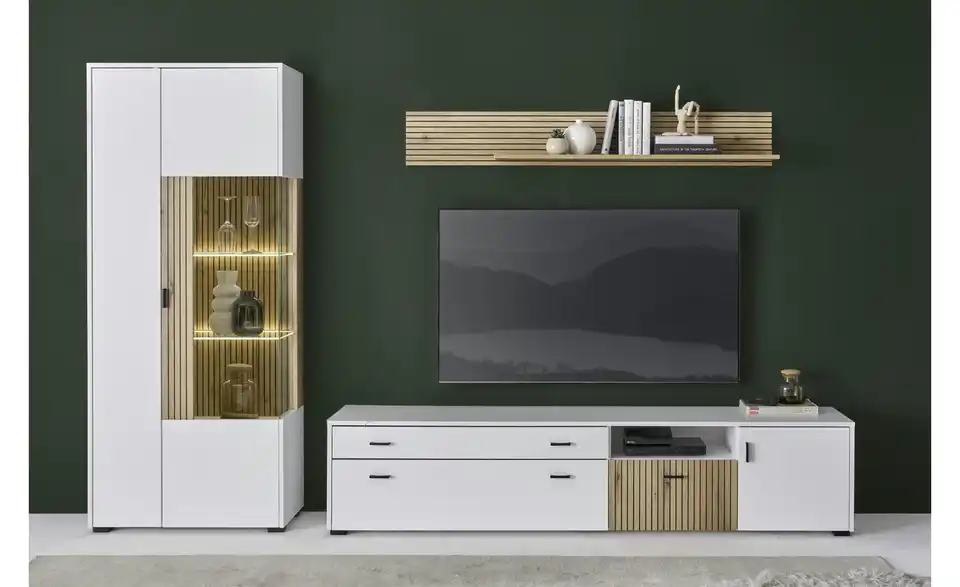 Wohnwand Hortuna BHT 285|180|42 cm