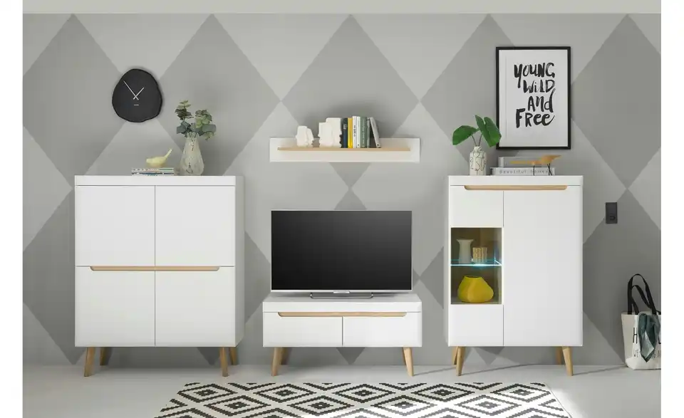 Wohnwand Malaren BHT 344|170|40 cm