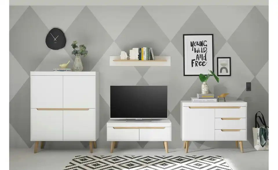 Wohnwand Malaren BHT 344|170|40 cm