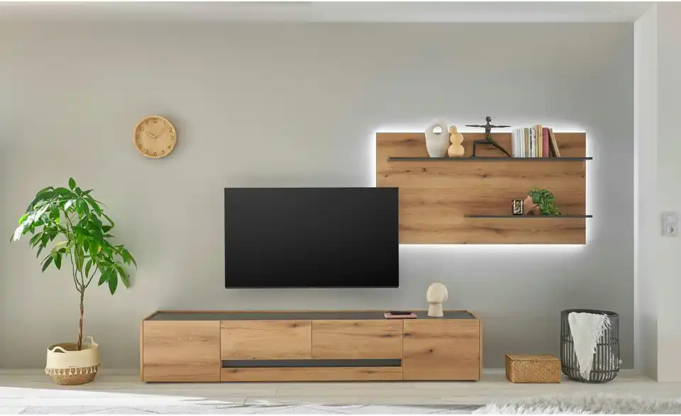 Wohnwand BHT 300|180|45 cm