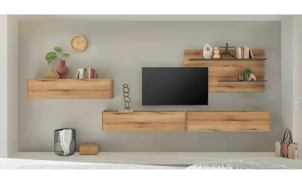 Wohnwand BHT 400|180|30 cm