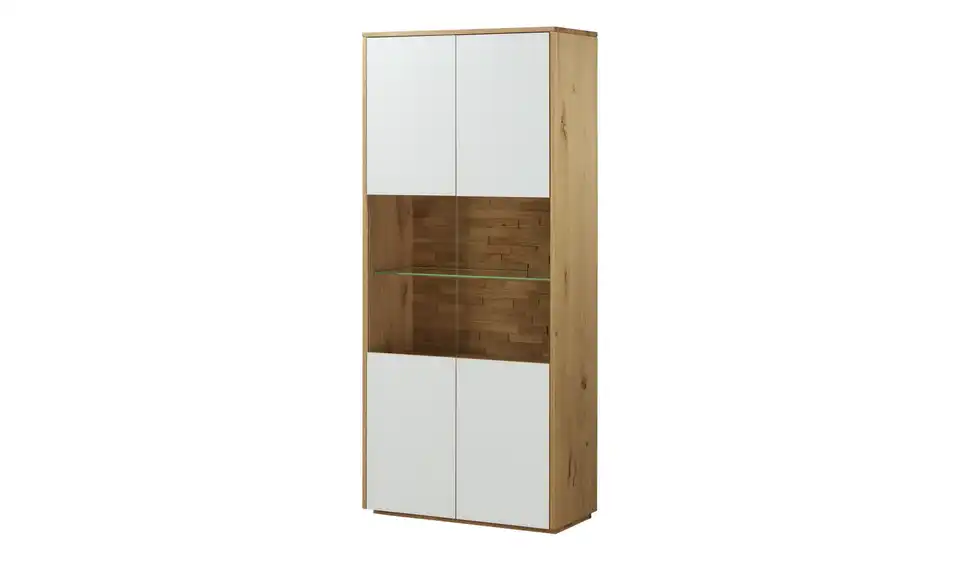 Wohnwert Vitrine Kreta BHT 90|205|43 cm