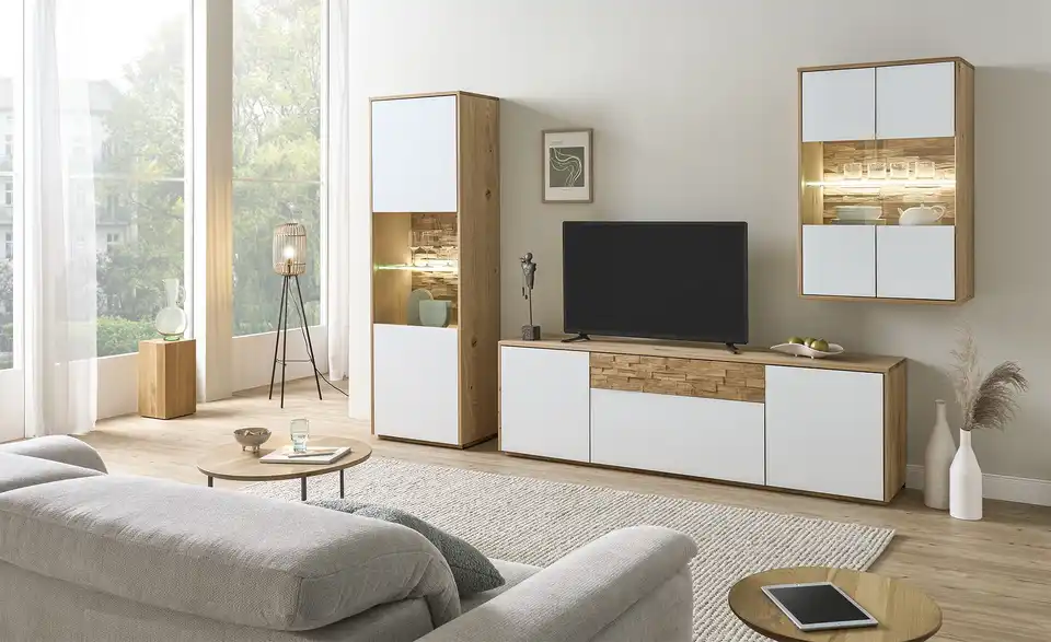 Wohnwert Highboard Kreta BHT 72|110|43 cm