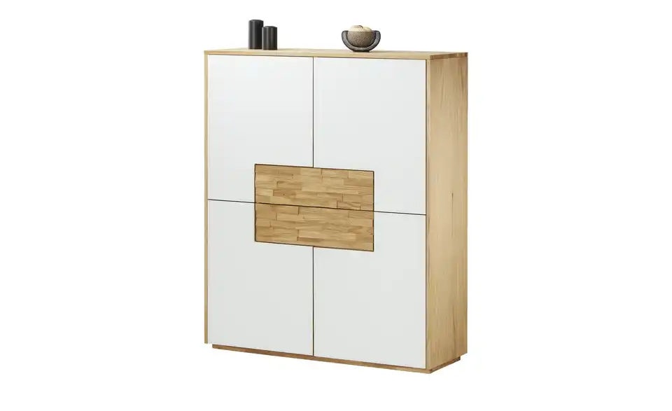 Wohnwert Highboard Kreta BHT 125|150|43 cm