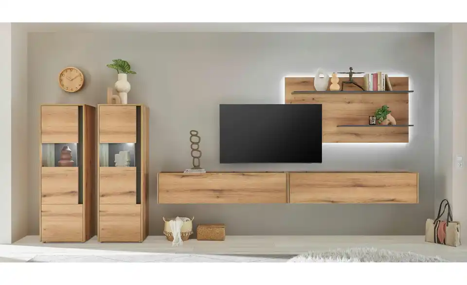 Wohnwand BHT 440|180|40 cm