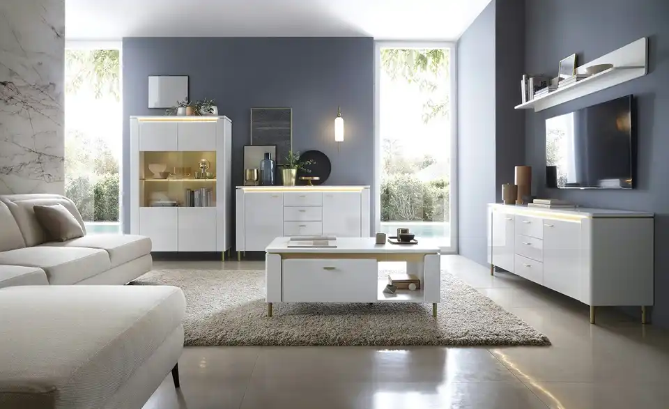 Sideboard mit Softclose Losini BHT 155,3|87,3|40 cm