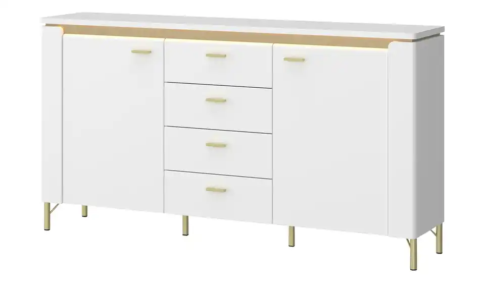 Sideboard mit Softclose Losini BHT 155,3|87,3|40 cm