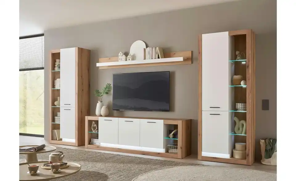 Wohnwand Busso BHT 398|195|43 cm