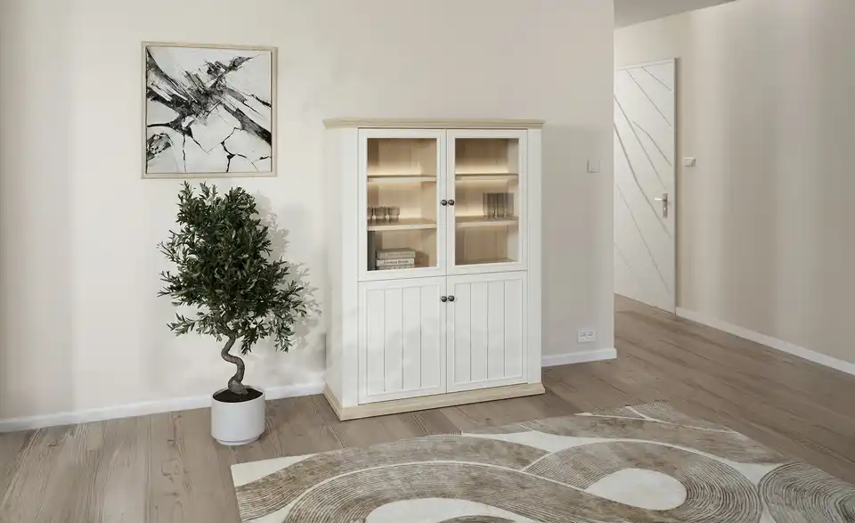 Vitrine Countryside BHT 119,5|156,1|43,5 cm