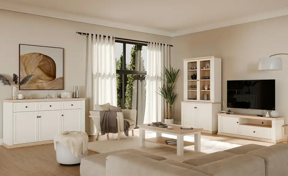 Vitrine Countryside BHT 109,1|202,1|43,3 cm