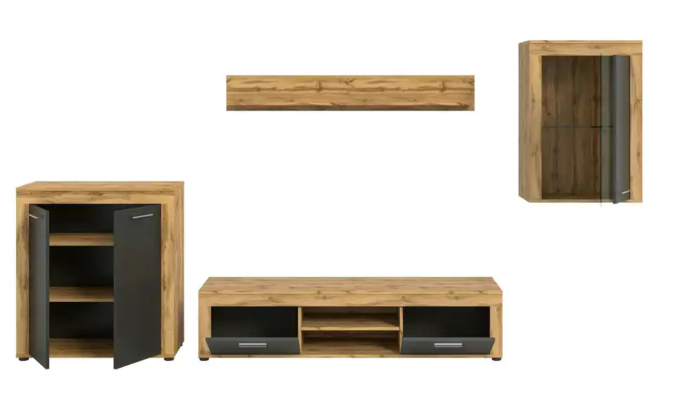 Wohnwand Bardenas BHT 330|169|35 cm