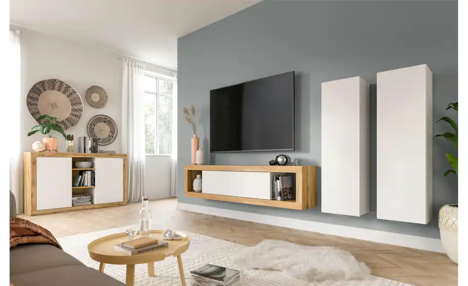 Wohnkombination hängend Moja BHT 240|135|30 cm