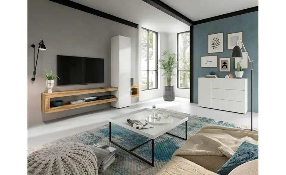 Wohnwand Samso BHT 240|190|35 cm