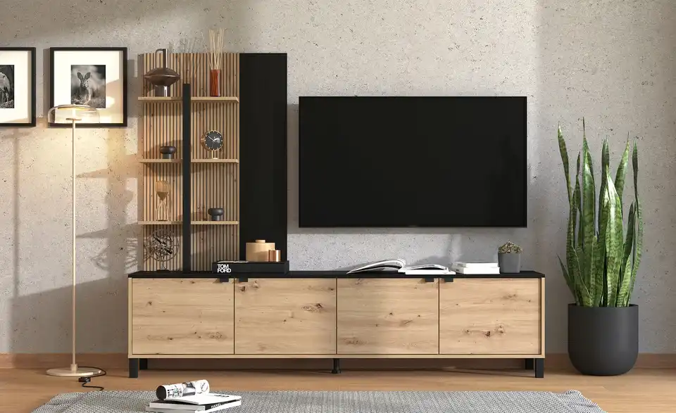 Wohnwand Maratea BHT 208|167|40 cm Wohnwand Maratea BHT 208|167|40 cm