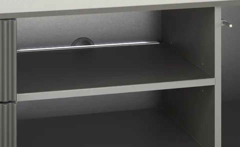 Wohnwand Light Line 9 BHT 230|166|50 cm