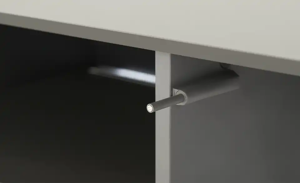 Wohnwand Light Line 9 BHT 230|166|50 cm