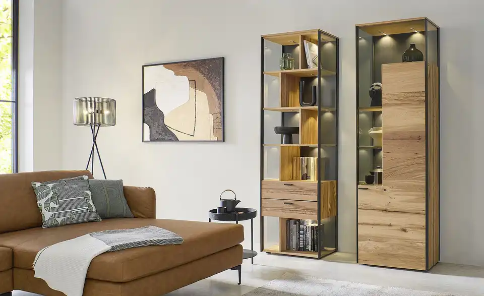 SCHÖNER WOHNEN Kollektion Vitrine Andra BHT 62|207|43 cm