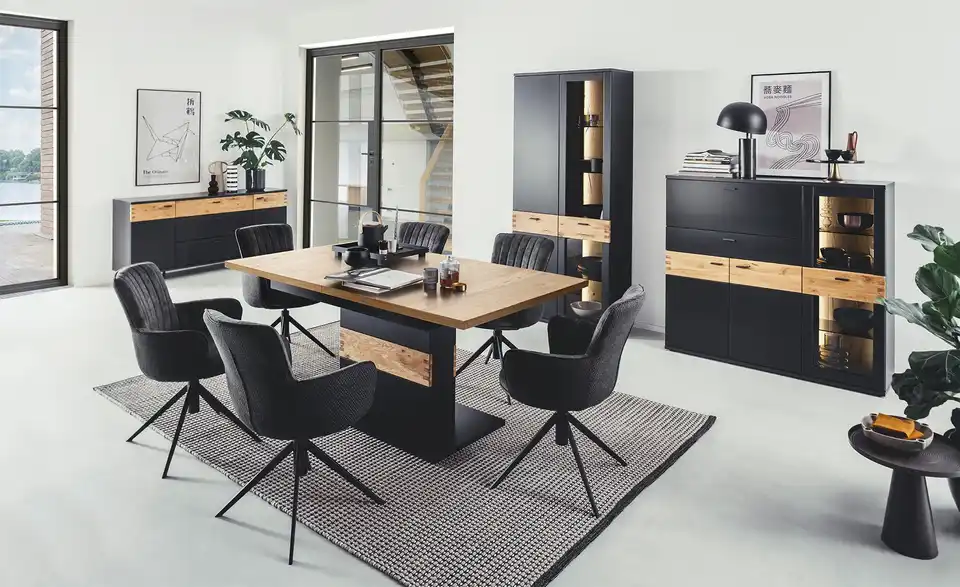 Kombi-Vitrine Malina BHT 90|201|37 cm