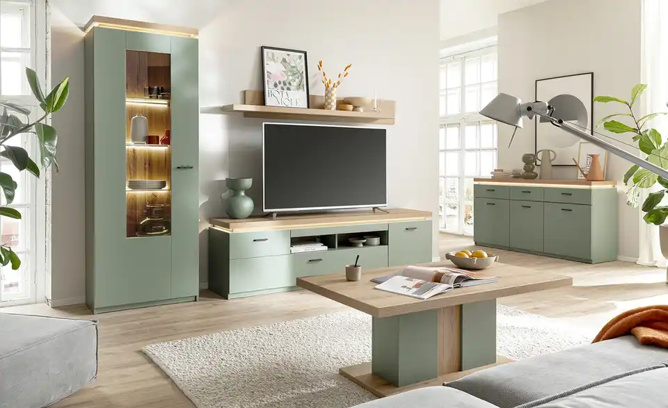 uno Kombi-Vitrine Zimon BHT 88|197|38 cm