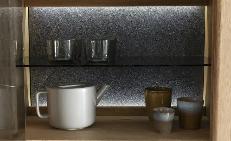 Woodford Vitrine Azzurro BHT 64|207|37 cm