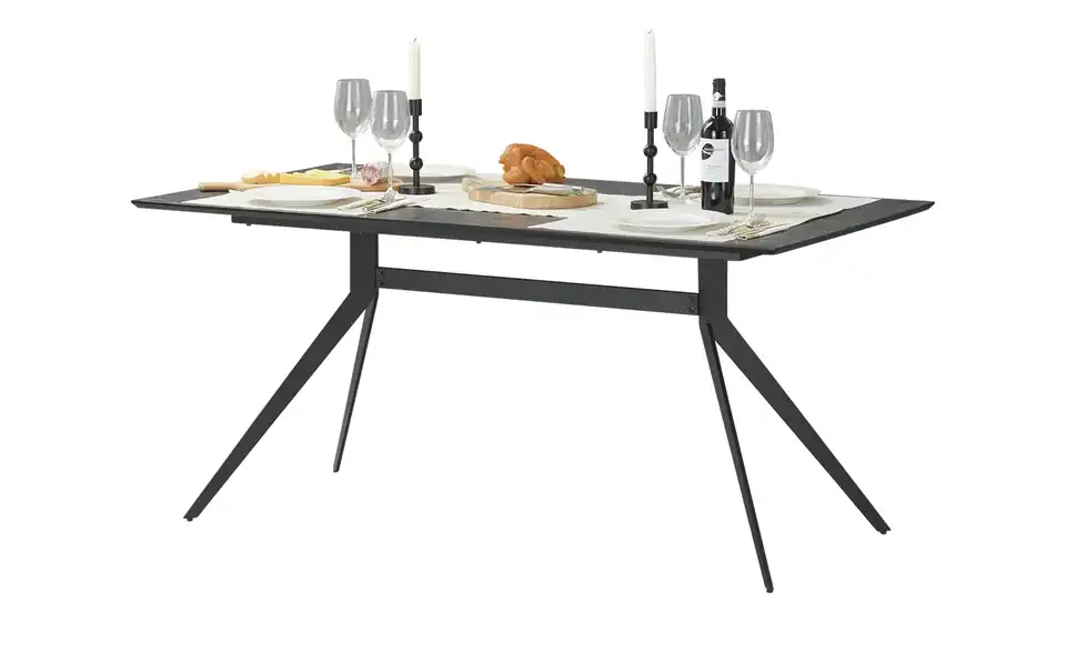 uno HPL-Esstisch in Keramik-Optik Torben BHL 90|76|160 cm