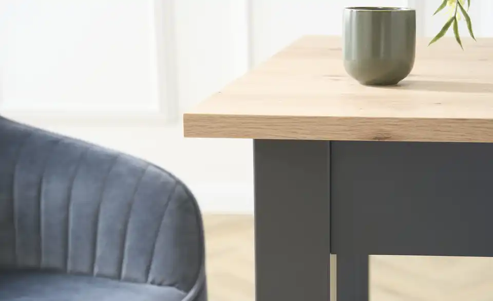 smart Ausziehbarer Esstisch in verschiedenen Größen Ben BHL 70|76,5|120 cm