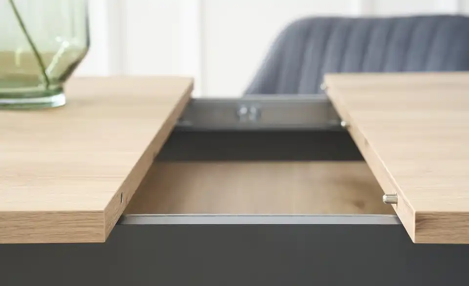 smart Ausziehbarer Esstisch in verschiedenen Größen Ben BHL 70|76,5|120 cm