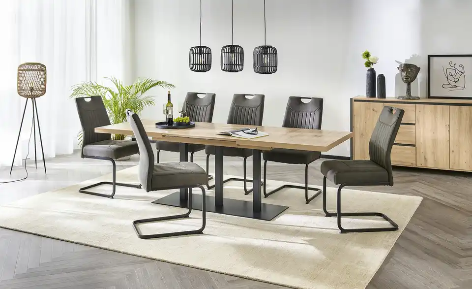 Stuhl extra belastbar Kenny BHT 50|100|63 cm, Mikrofaser