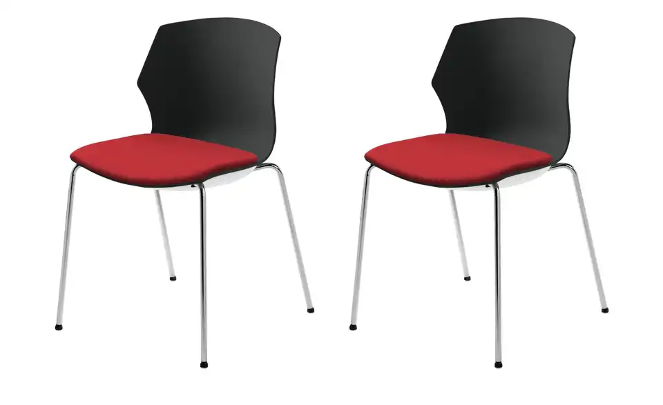 Stapelstuhl 2er Set MyPrimo BHT 51|80,5|53 cm, Flachgewebe