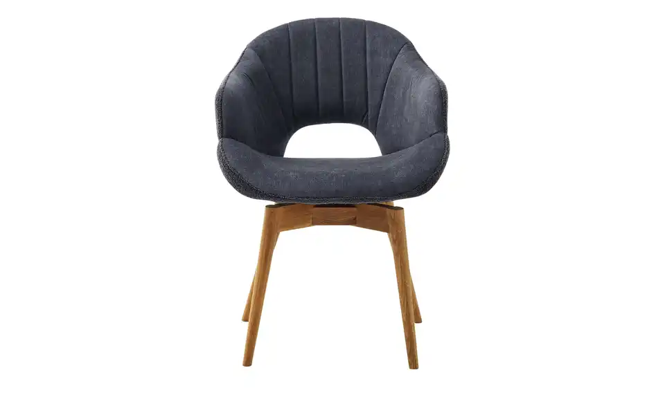 Gray u0026 Jones Armlehnstuhl mit Massivholzgestell Black Coast Two BHT 58|83|59 cm, Boucléstoff