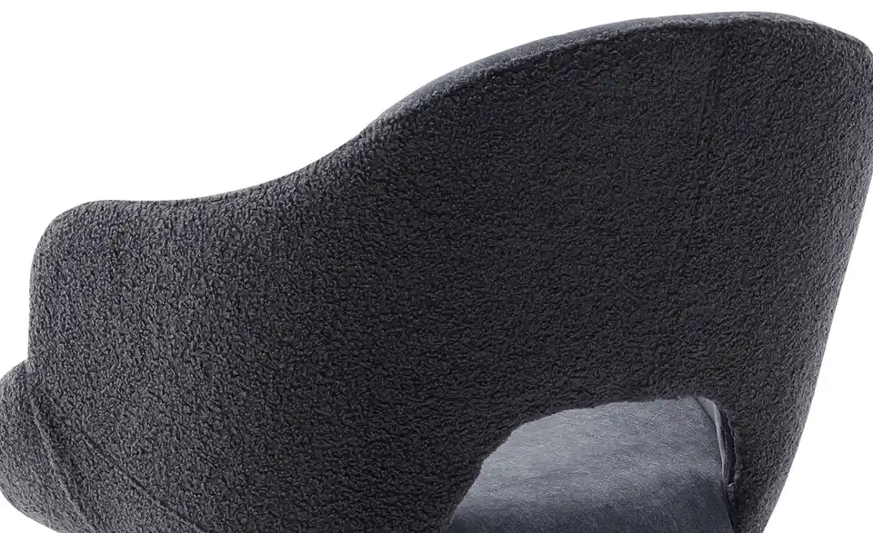 Gray u0026 Jones Armlehnstuhl mit Massivholzgestell Black Coast Two BHT 58|83|59 cm, Boucléstoff