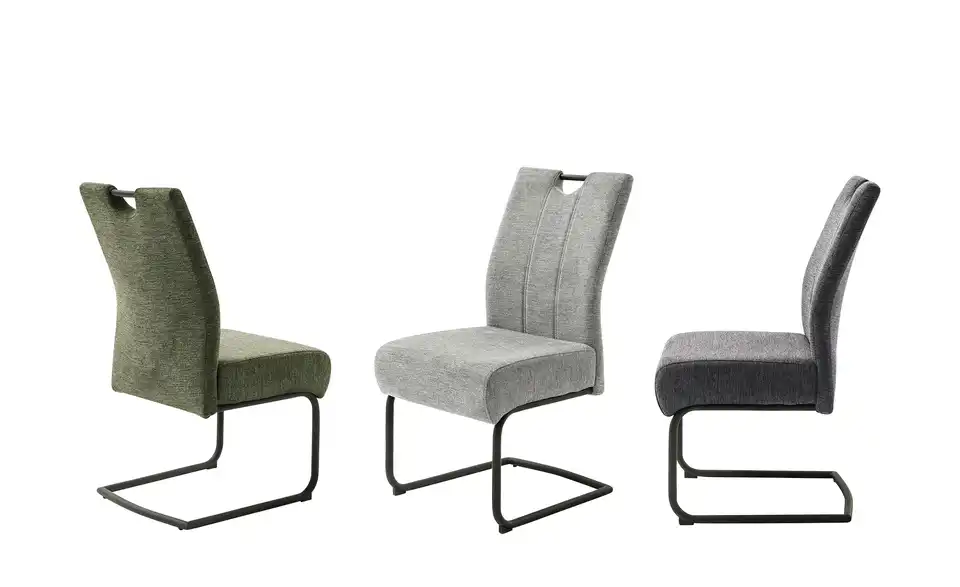 uno Freischwinger mit Griff June BHT 49|98|63 cm, Flachgewebe uno Freischwinger mit Griff June BHT 49|98|63 cm, Flachgewebe