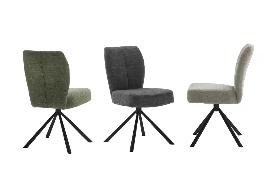 uno Esszimmerstuhl drehbar Kea BHT 48|88|61 cm, Flachgewebe