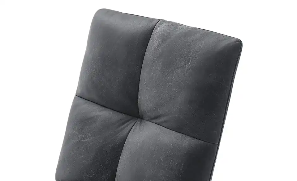 Woodford Esszimmerstuhl mit Steppung im Rücken Leonie BHT 52|93|63 cm, Leder