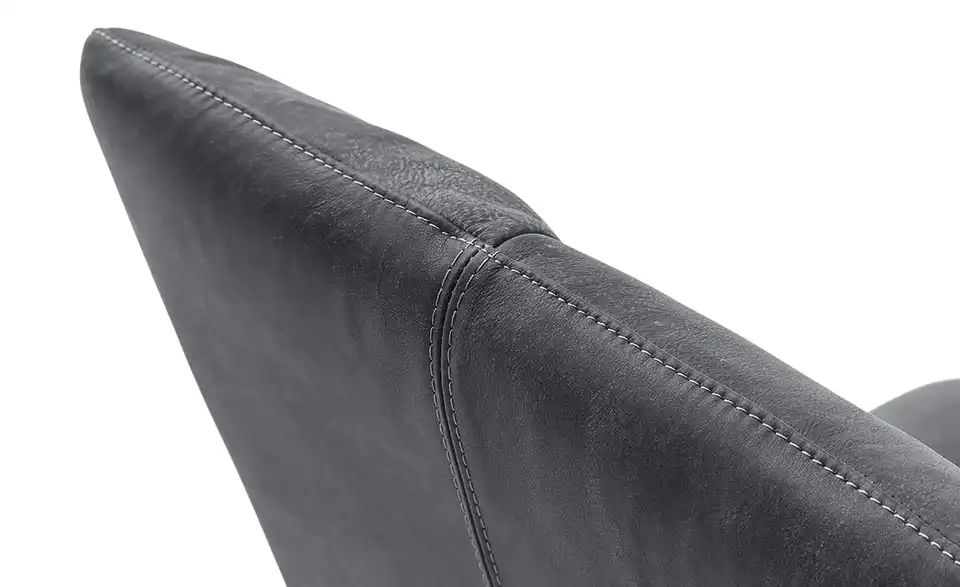 Woodford Esszimmerstuhl mit Steppung im Rücken Leonie BHT 52|93|63 cm, Leder