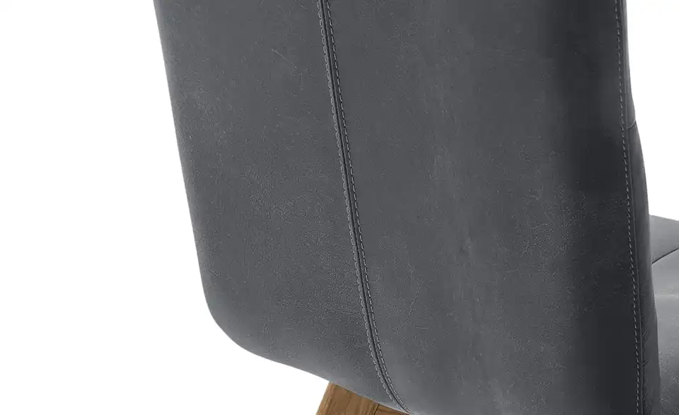 Woodford Esszimmerstuhl mit Steppung im Rücken Leonie BHT 52|93|63 cm, Leder