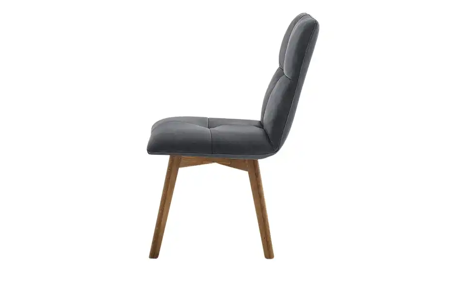 Woodford Esszimmerstuhl mit Steppung im Rücken Leonie BHT 52|93|63 cm, Leder