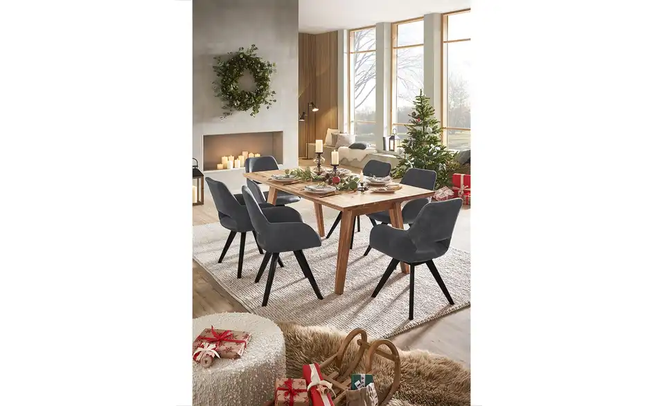 Woodford Armlehnstuhl Lucina BHT 56|86|64 cm, Leder