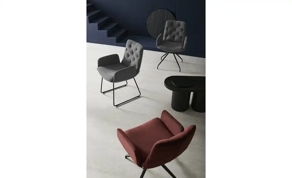 Jette Home Polsterstuhl Salo BHT 59|87|66 cm, Cordstoff