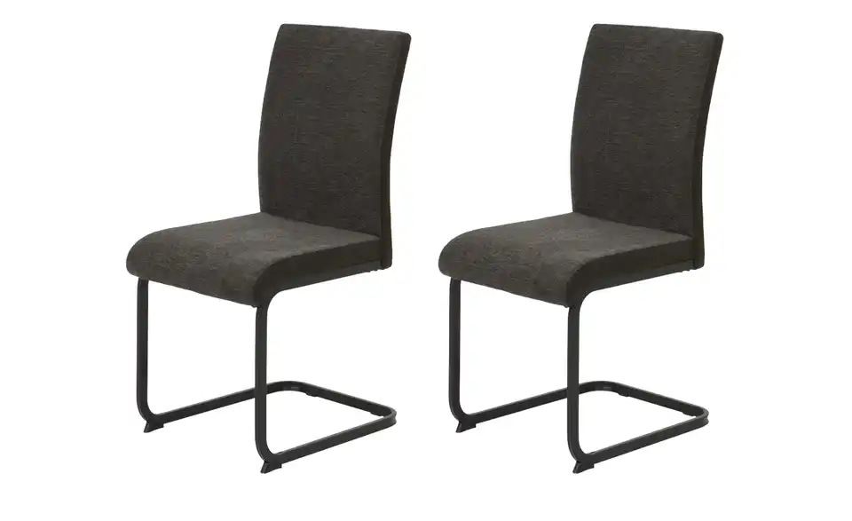 Polsterschwingstuhl 2er-Set Kiril BHL 52|92|43 cm