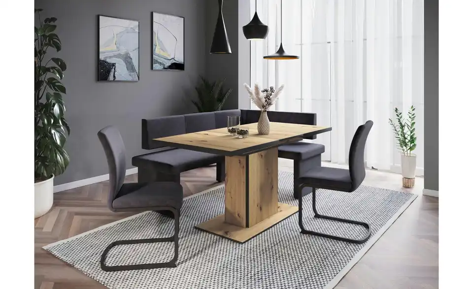 Polsterschwingstuhl 2er-Set BHL 59|89|42 cm