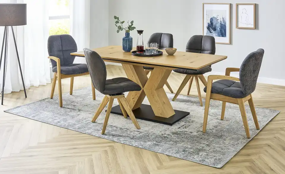 Wohnwert Polsterstuhl Luisa BHT 57|89|64 cm, Boucléstoff