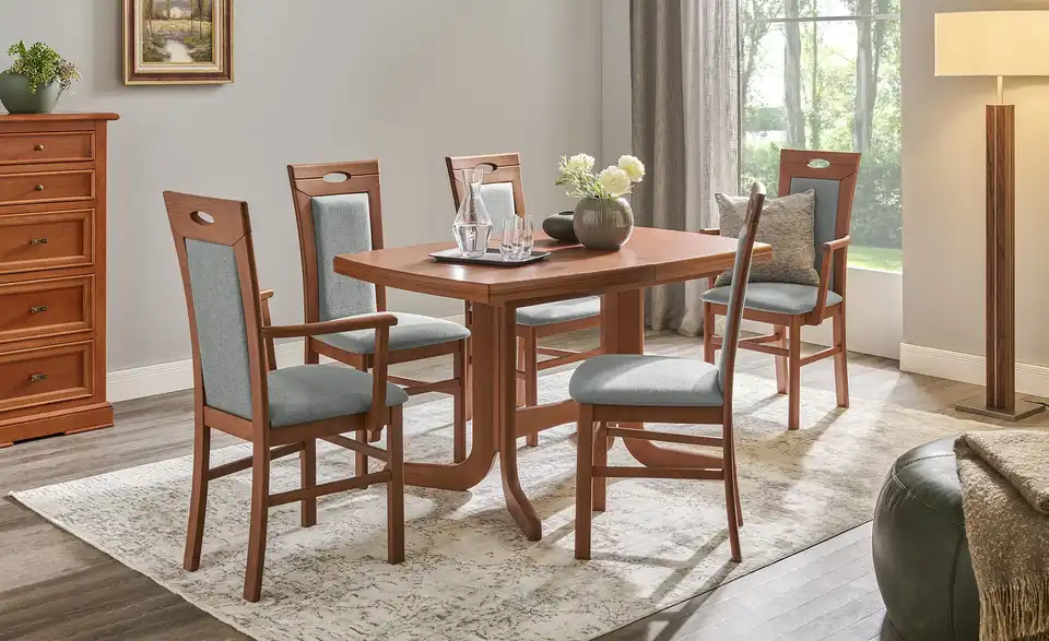 Polsterstuhl Senator BHT 60|100|63 cm, Webstoff