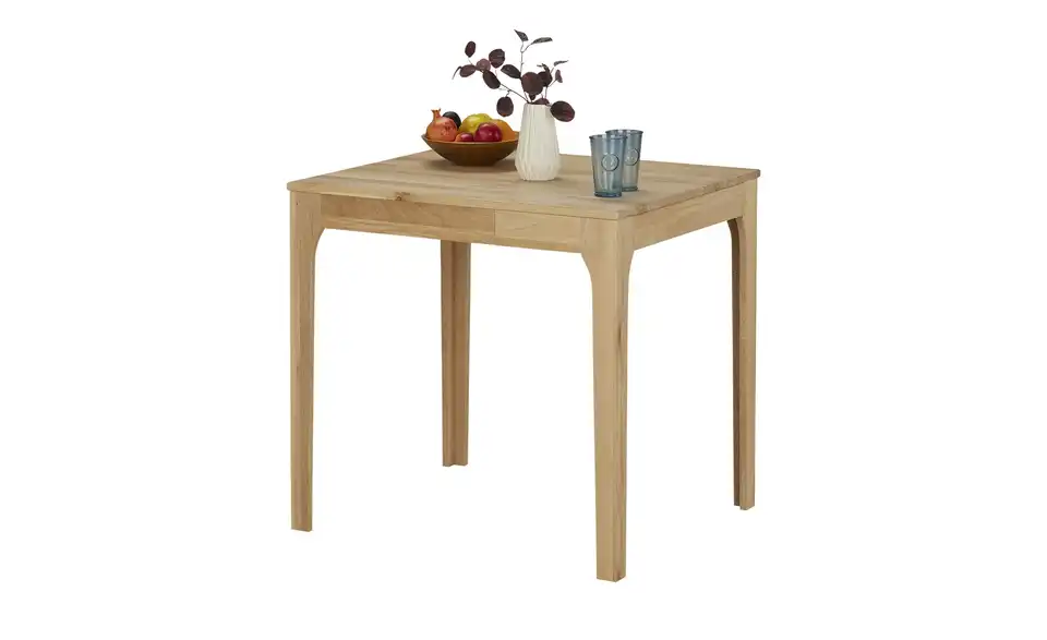 smart Ausziehbarer Esstisch Magnus aus Wildeiche BHL 70|76,5|80 cm