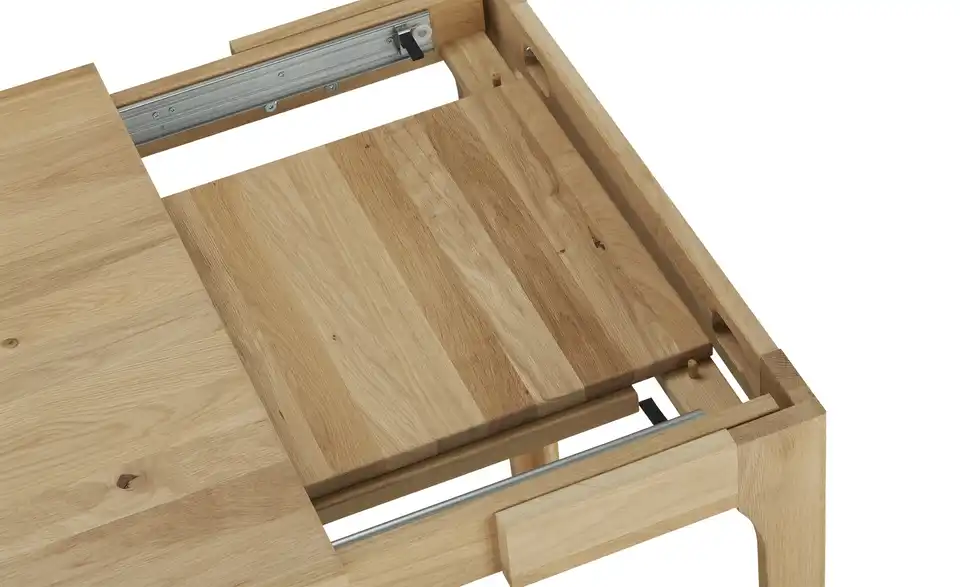 smart Ausziehbarer Esstisch Magnus aus Wildeiche BHL 70|76,5|80 cm
